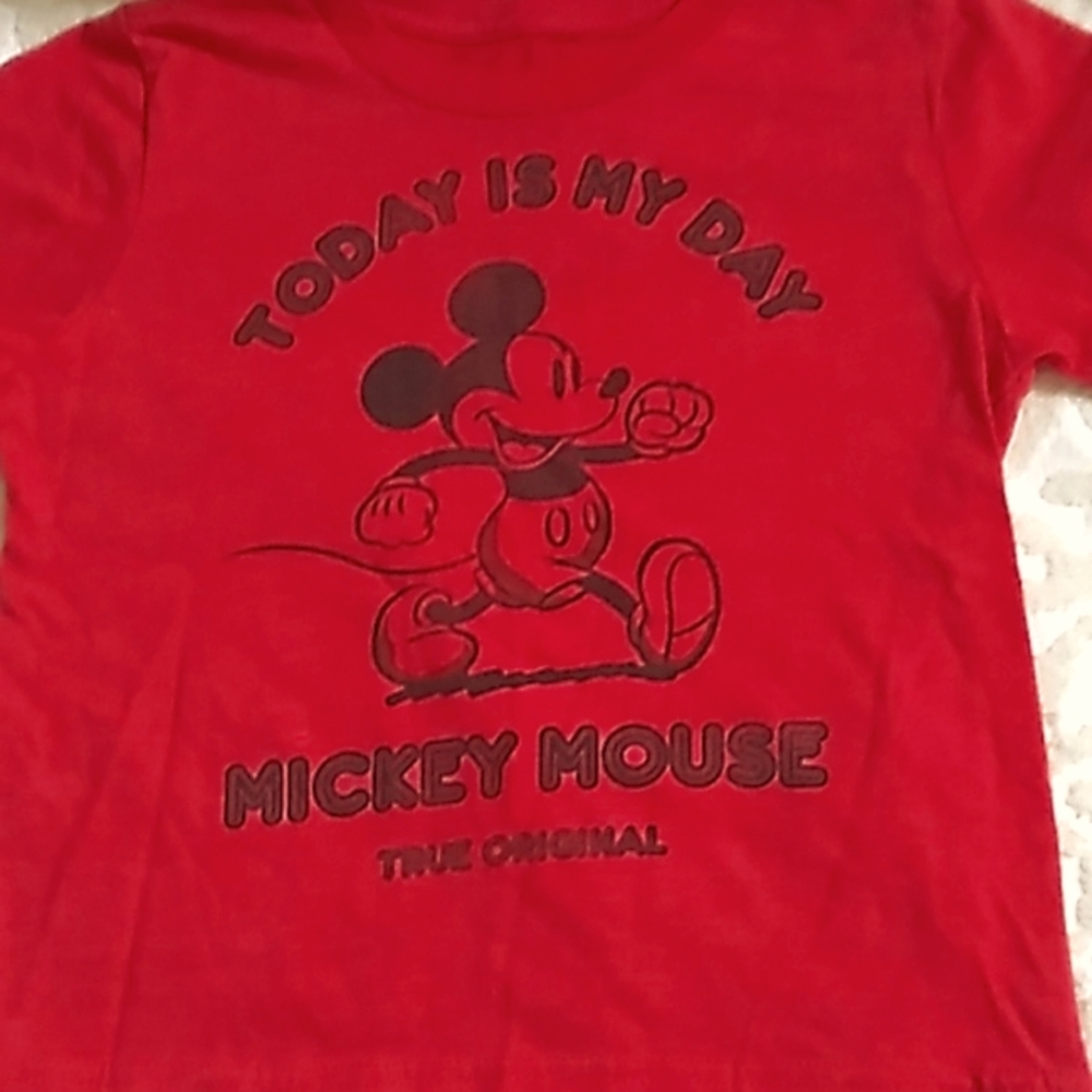 Mickey Mouse red t-shirt size 4t